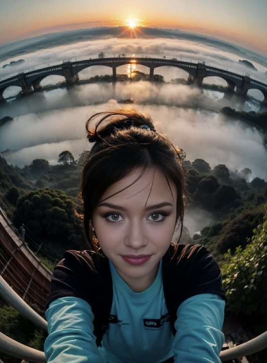 AI-created example before a face swap